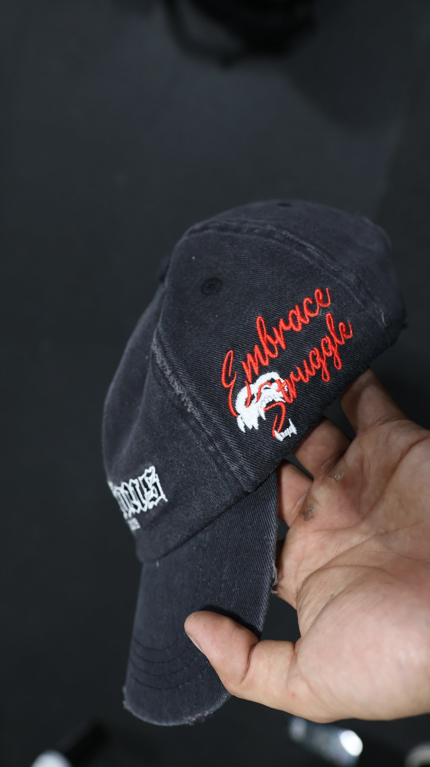 Distressed Acid Washed Dad Hat